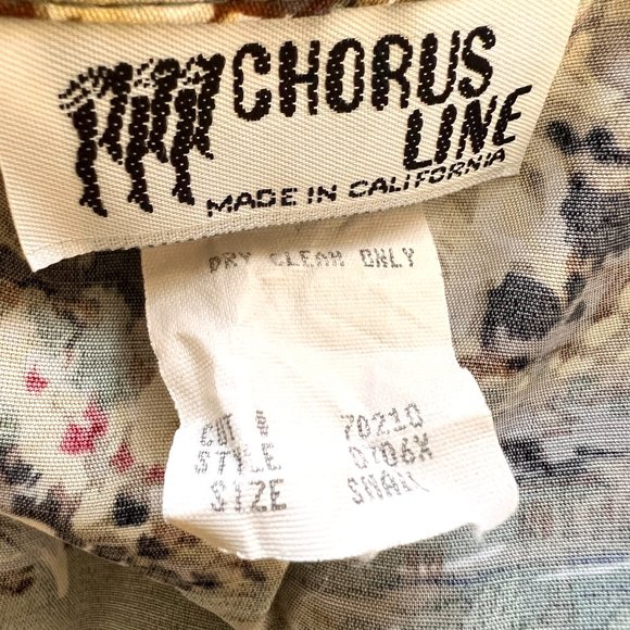 80's Short Set - Hawaiian - Top & Shorts - Chorus Line - Size Small & Medium - Picture 8 of 9